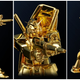 Illustration for article titled Gold Gundam Statues Go On Sale In Japan For Only $240,000